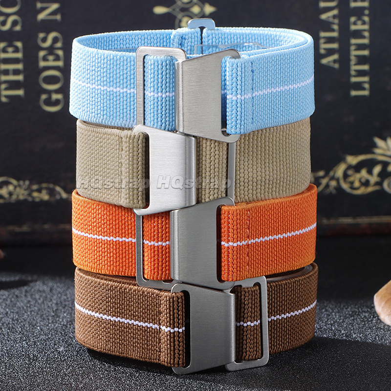 18/20/22mm Elastic Nylon Watch - Parachute Strap Elastic recensie en prijs