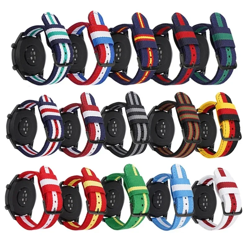 Nylon Watch Strap 20mm 22mm Qu - Canvas Strap Watch recensie en prijs