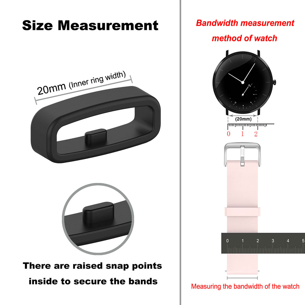 18 20 22mm Watch Band Ring Rub - Silicone Watch Band 22Mm recensie en prijs