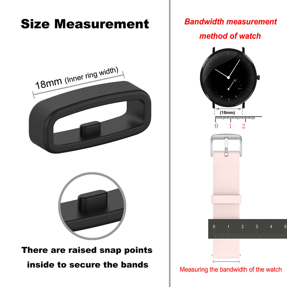 18 20 22mm Watch Band Ring Rub - Silicone Watch Band 22Mm recensie en prijs