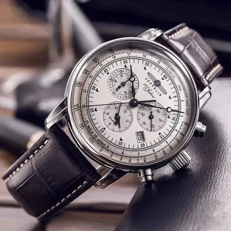 Zeppelin Airship Automatic Dat - Leather Watch Band Men recensie en prijs