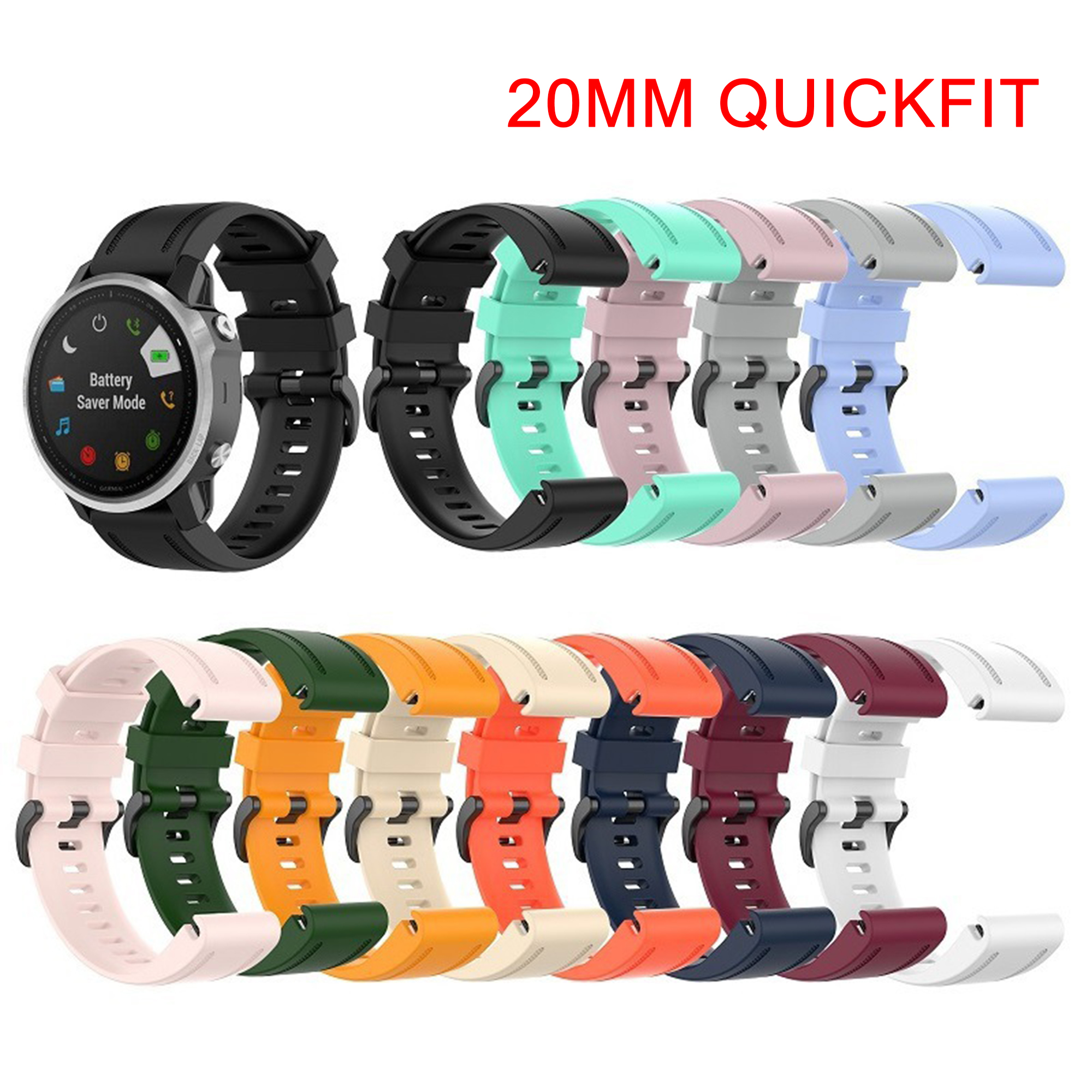 QuickFit 26mm 20mm 22mm Watchb - Silicone Watch Band 22Mm recensie en prijs