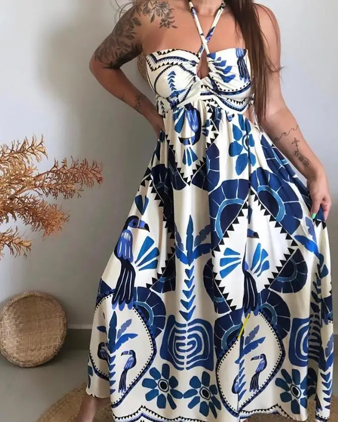 Summer Dress Woman  Vintage Tr - Tropic Strap Vintage recensie en prijs