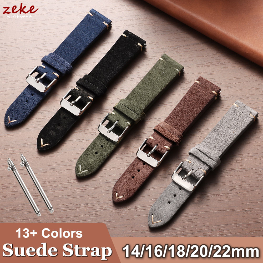 Vintage Soft Suede Leather Str - Suede Strap Watch recensie en prijs