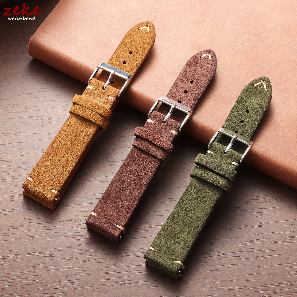 Vintage Soft Suede Leather Str - Suede Strap Watch recensie en prijs