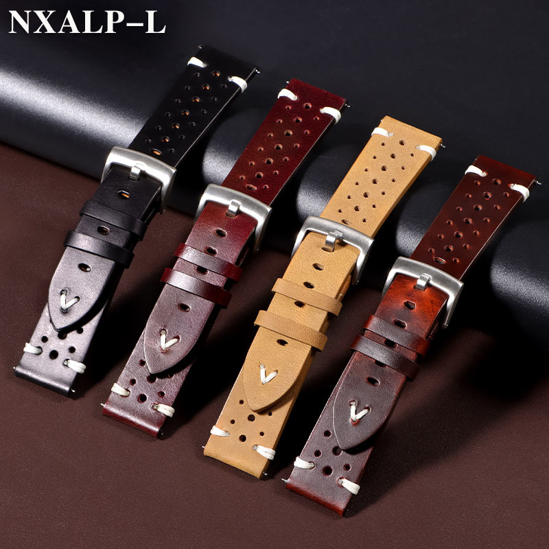 Retro Oil Wax Discoloration Le - Nato Strap Nylon recensie en prijs