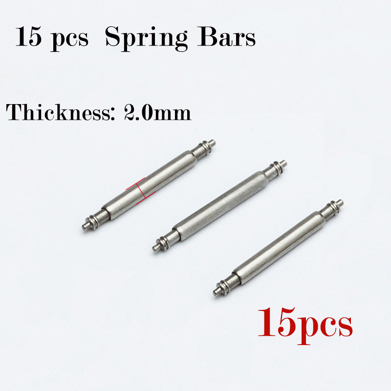 15pcs Watch Band Pin 2.0mm Dia - Spring Bar Tool Set recensie en prijs
