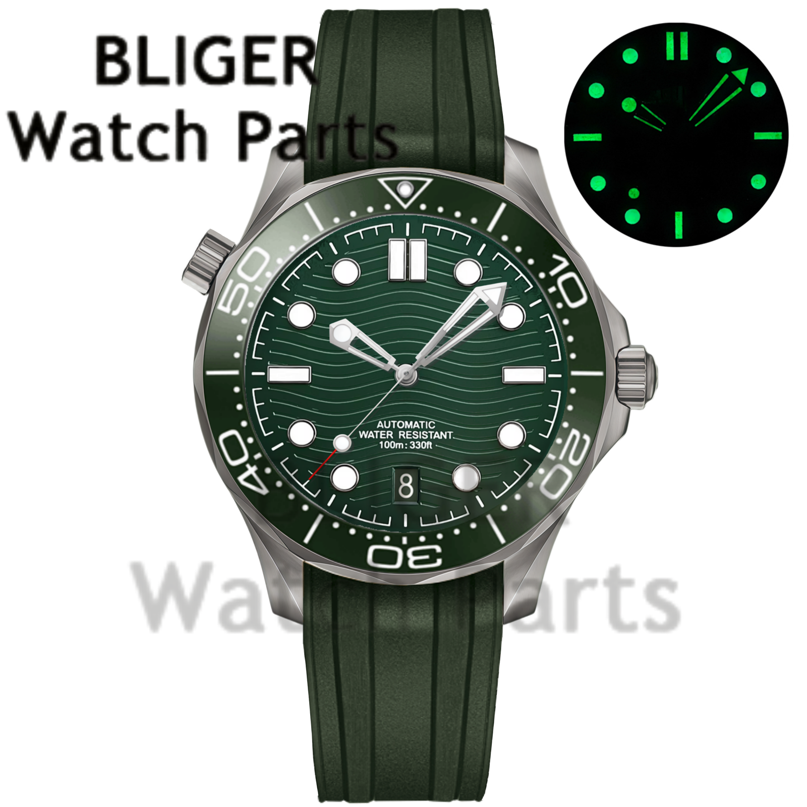 Customizable DIY 41mm Titanium - Stainless Bracelet Diver recensie en prijs