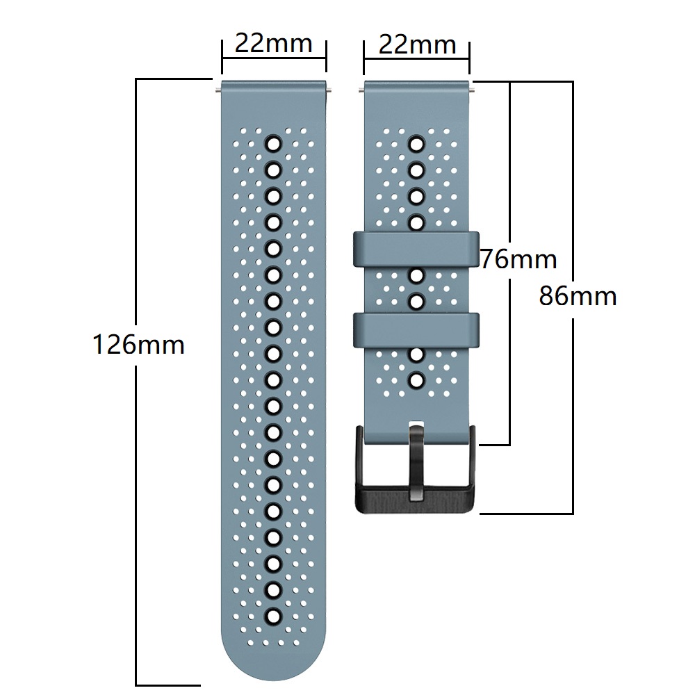 22mm Silicone Band For COROS P - Silicone Watch Band 22Mm recensie en prijs