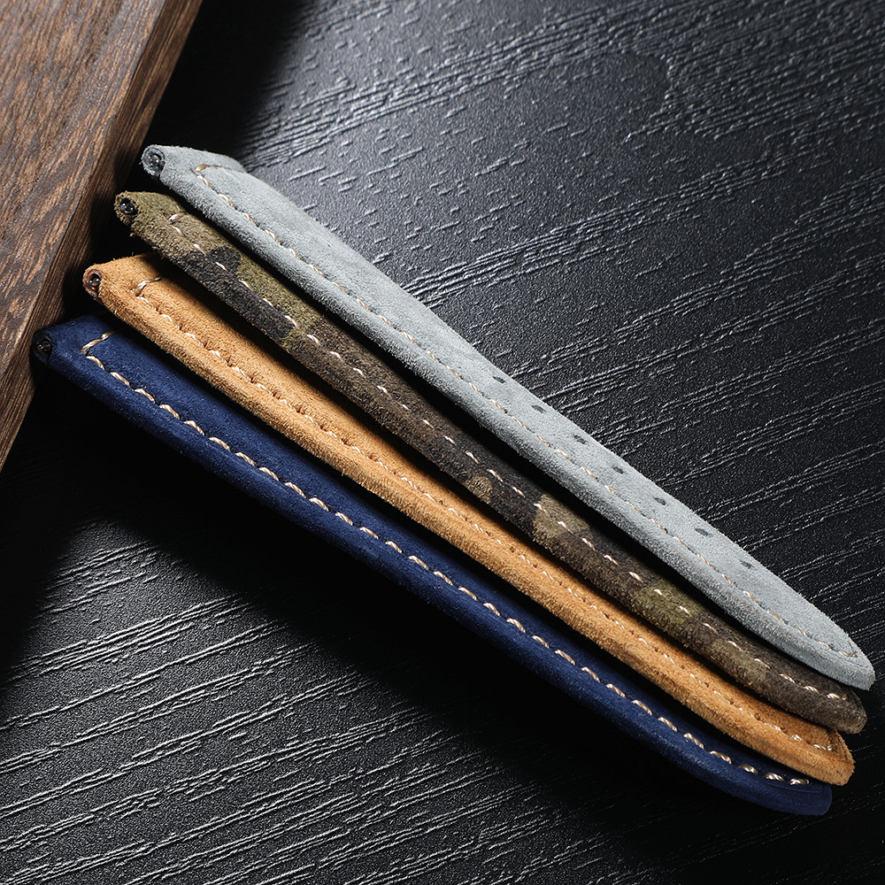 Genuine Suede Watch Strap 22mm - Suede Strap Watch recensie en prijs