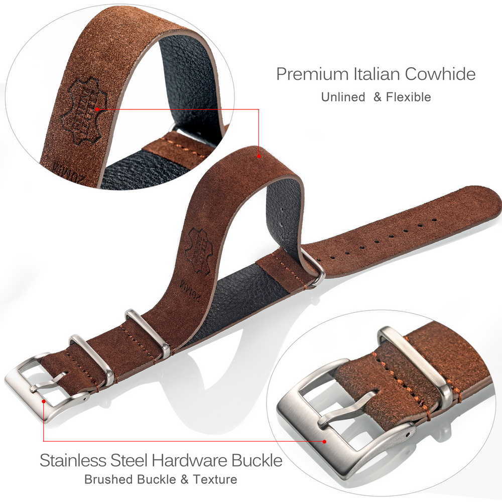 HEMSUT Genuine Leather Watch B - Tropic Strap Vintage recensie en prijs