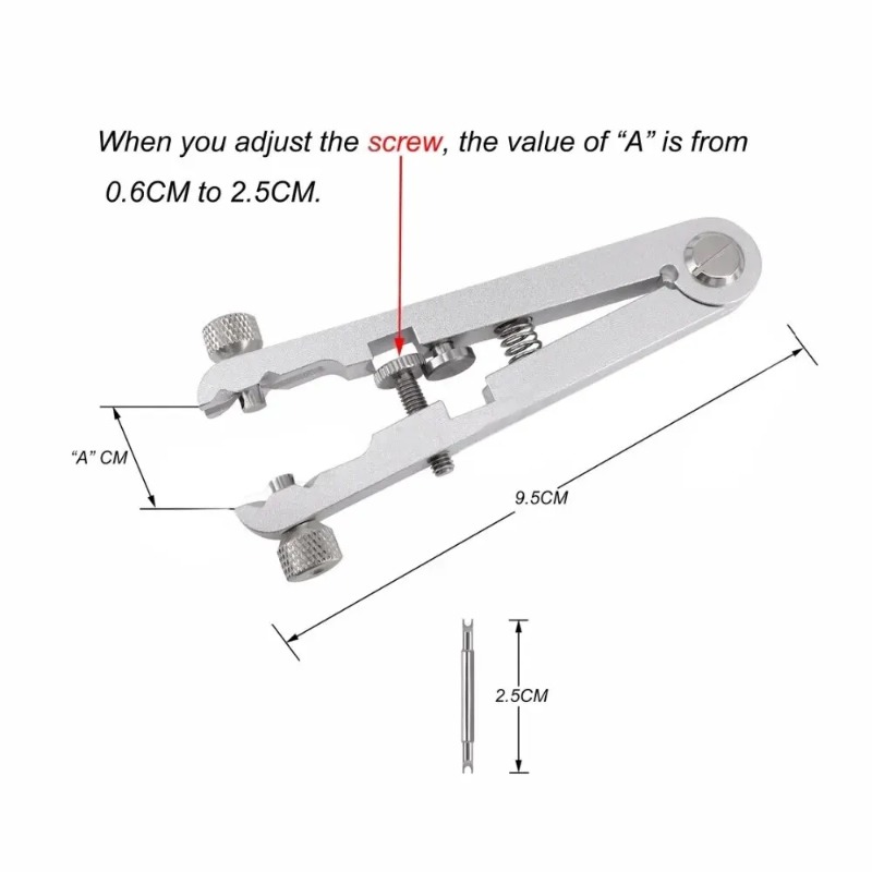 Aluminum Alloy Watch Band Remo - Spring Bar Tool Set recensie en prijs