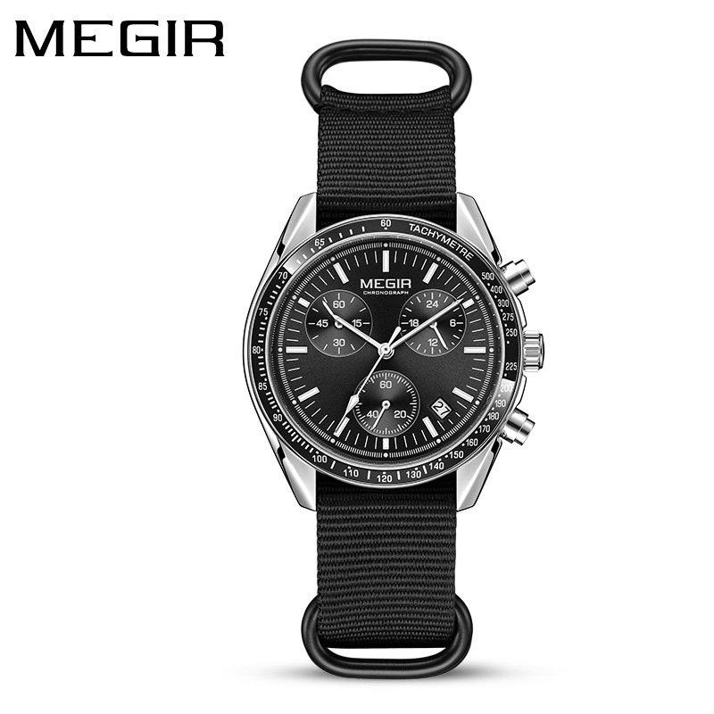 MEGIR 2247 New Luxury Men's Wa - Canvas Strap Watch recensie en prijs