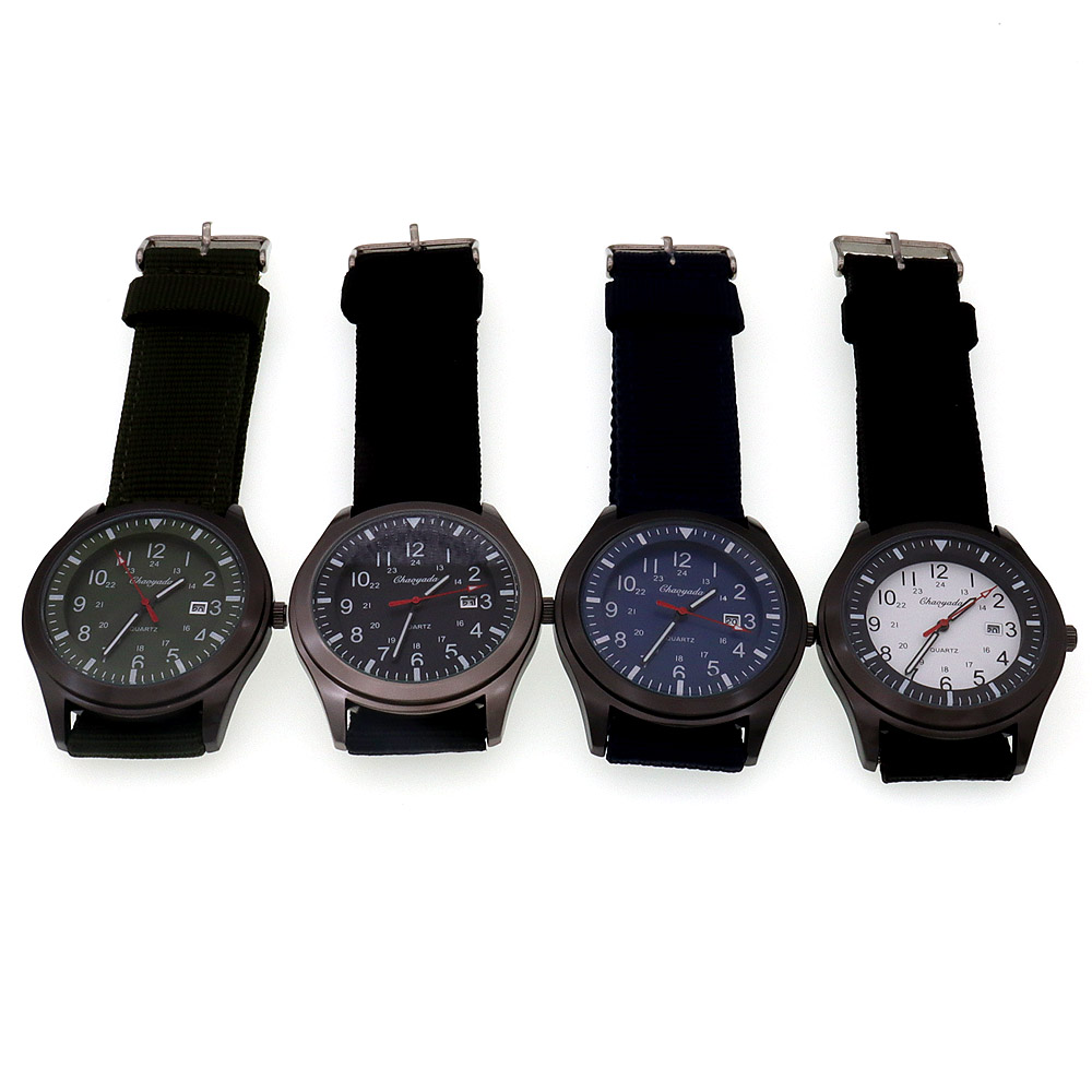 Luxury Men's Quartz Watch Spor - Canvas Strap Watch recensie en prijs