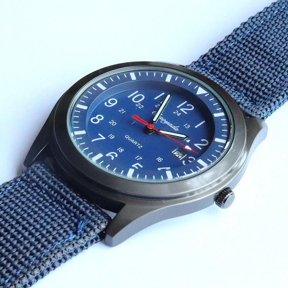 Luxury Men's Quartz Watch Spor - Canvas Strap Watch recensie en prijs