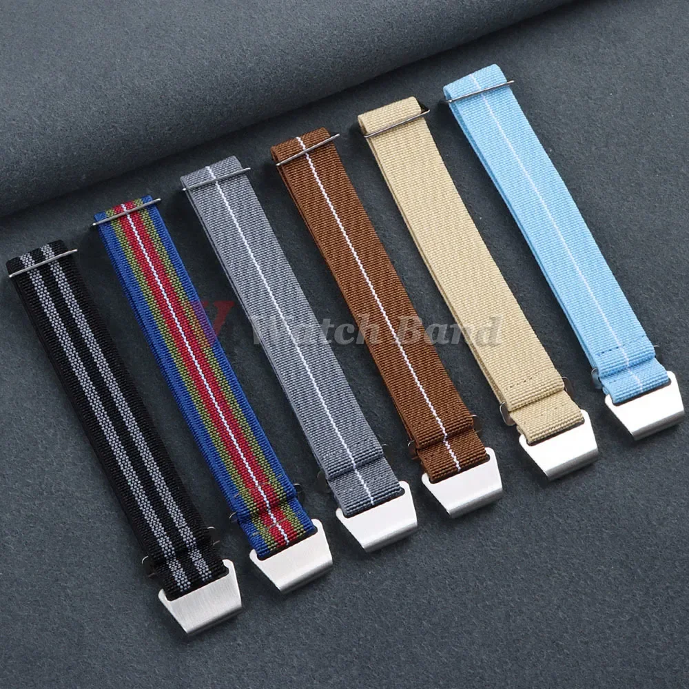 Elastic Watch Strap 60s French - Parachute Strap Elastic recensie en prijs