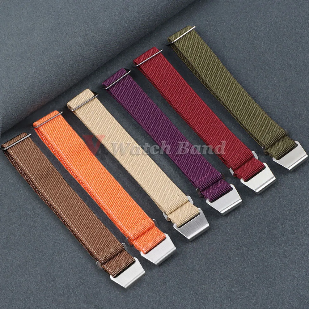 Elastic Watch Strap 60s French - Parachute Strap Elastic recensie en prijs