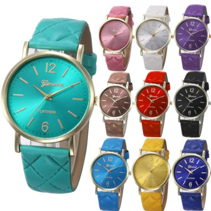 10 Pack Women Men Unisex Plati - Leather Watch Band Men recensie en prijs