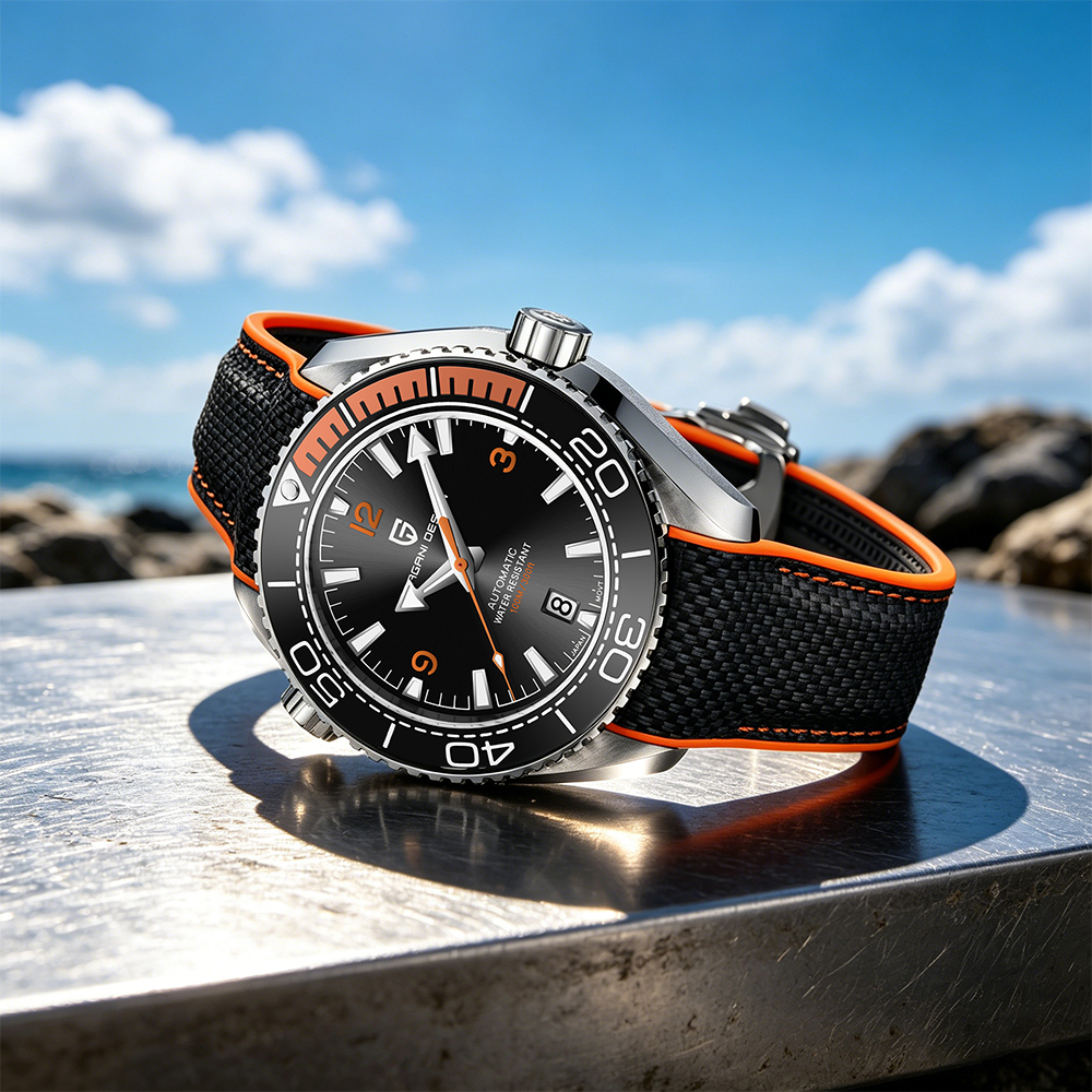 PAGANI DESIGN Diving Watch 100 - Rubber Strap Diver recensie en prijs