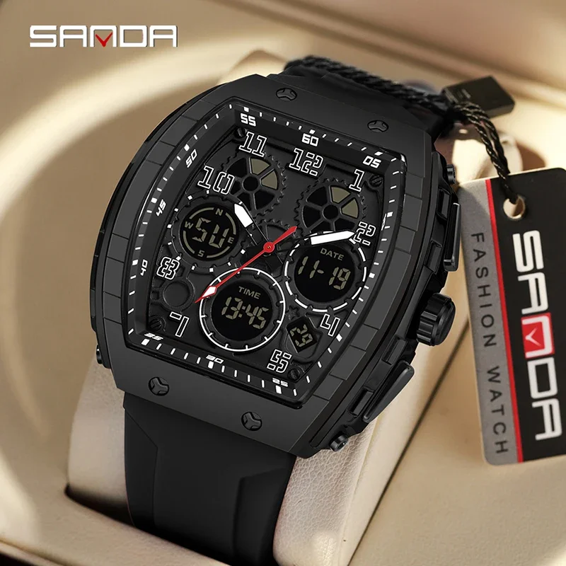 SANDA 6157 New Fashion Men's E - Rubber Strap Diver recensie en prijs