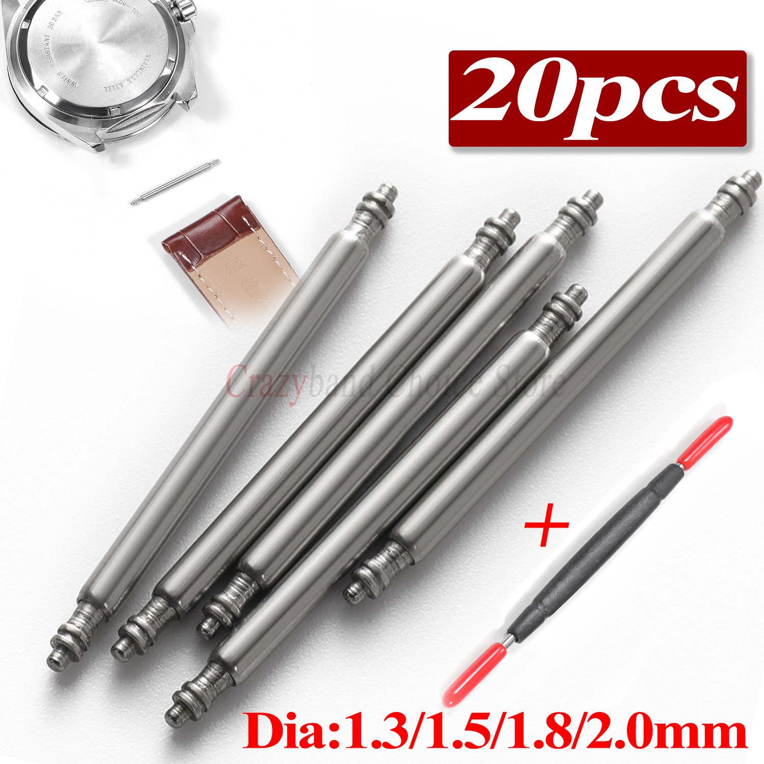 20pcs Metals Watch Band Pins 1 - Spring Bar Tool Set recensie en prijs