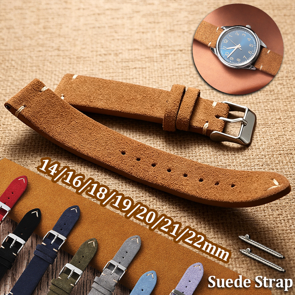 14 16 18 19 20 21 22mm Quick R - Suede Strap Watch recensie en prijs