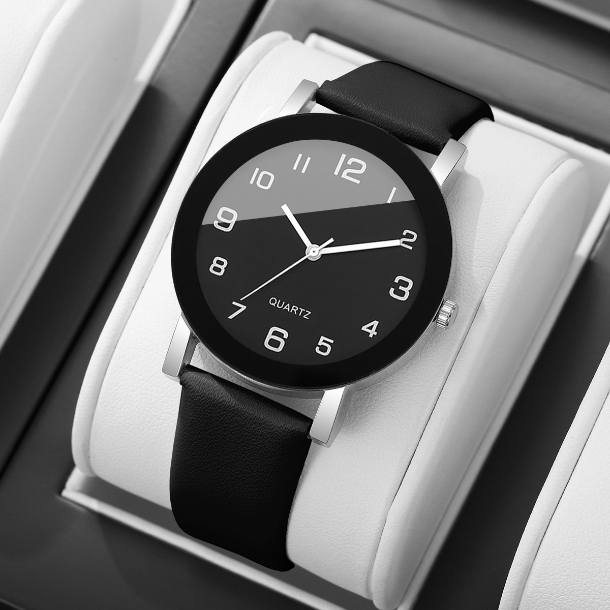 Fashion Arabic Dial  Men Quart - Leather Watch Band Men recensie en prijs