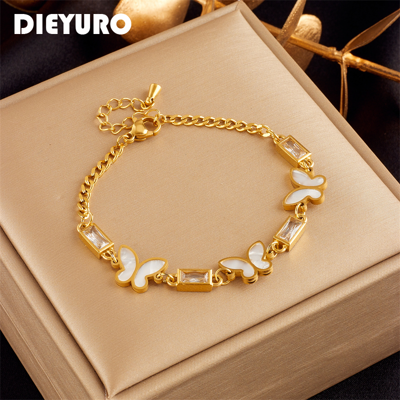 DIEYURO 316L Stainless Steel W - Butterfly Clasp Deployant recensie en prijs