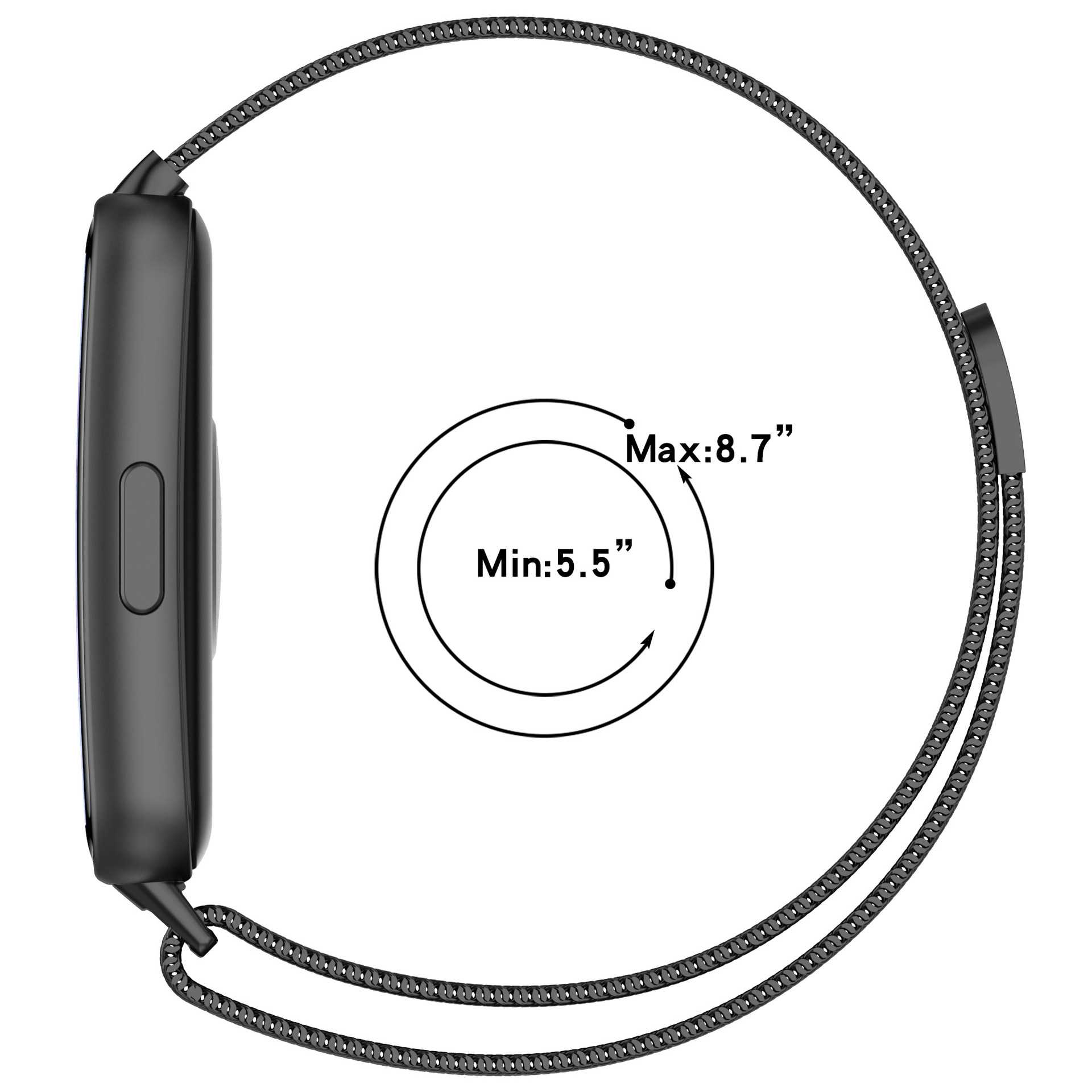 2in1 Strap Case For Huawei Ban - Milanese Loop Magnetic recensie en prijs