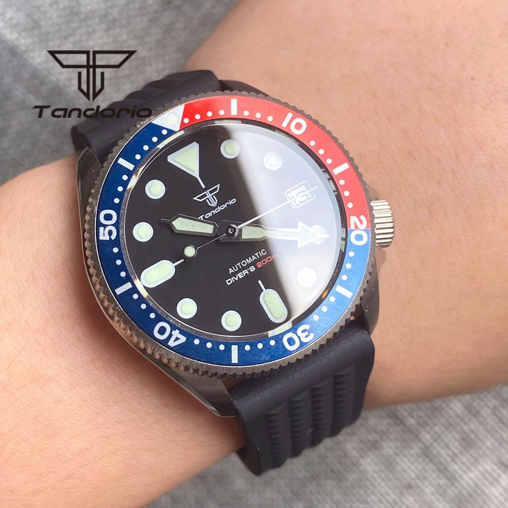 Tandorio NH35A 37mm Automatic  - Rubber Strap Diver recensie en prijs