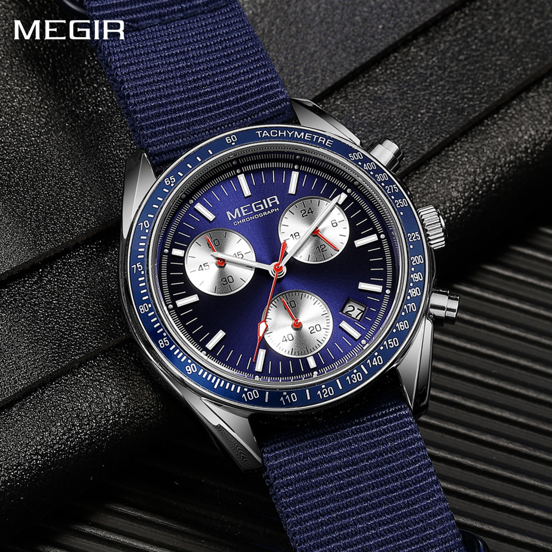 MEGIR Chronograph Canvas Strap - Canvas Strap Watch recensie en prijs