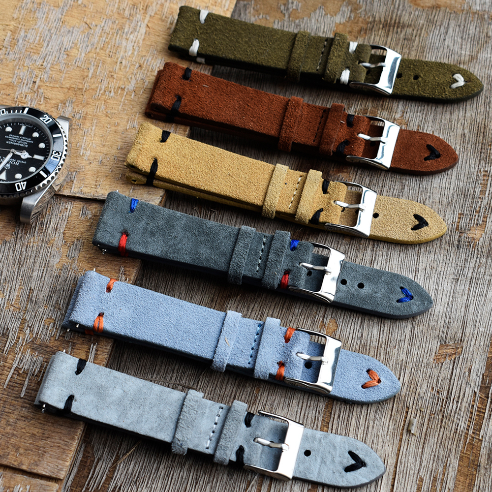 High Quality Vintage Suede Lea - Suede Strap Watch recensie en prijs