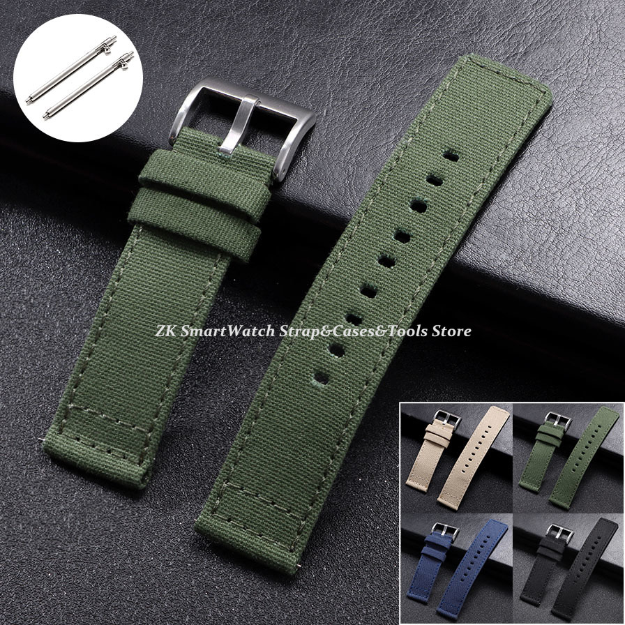 Nylon Watch Strap 20mm 22mm fo - Canvas Strap Watch recensie en prijs