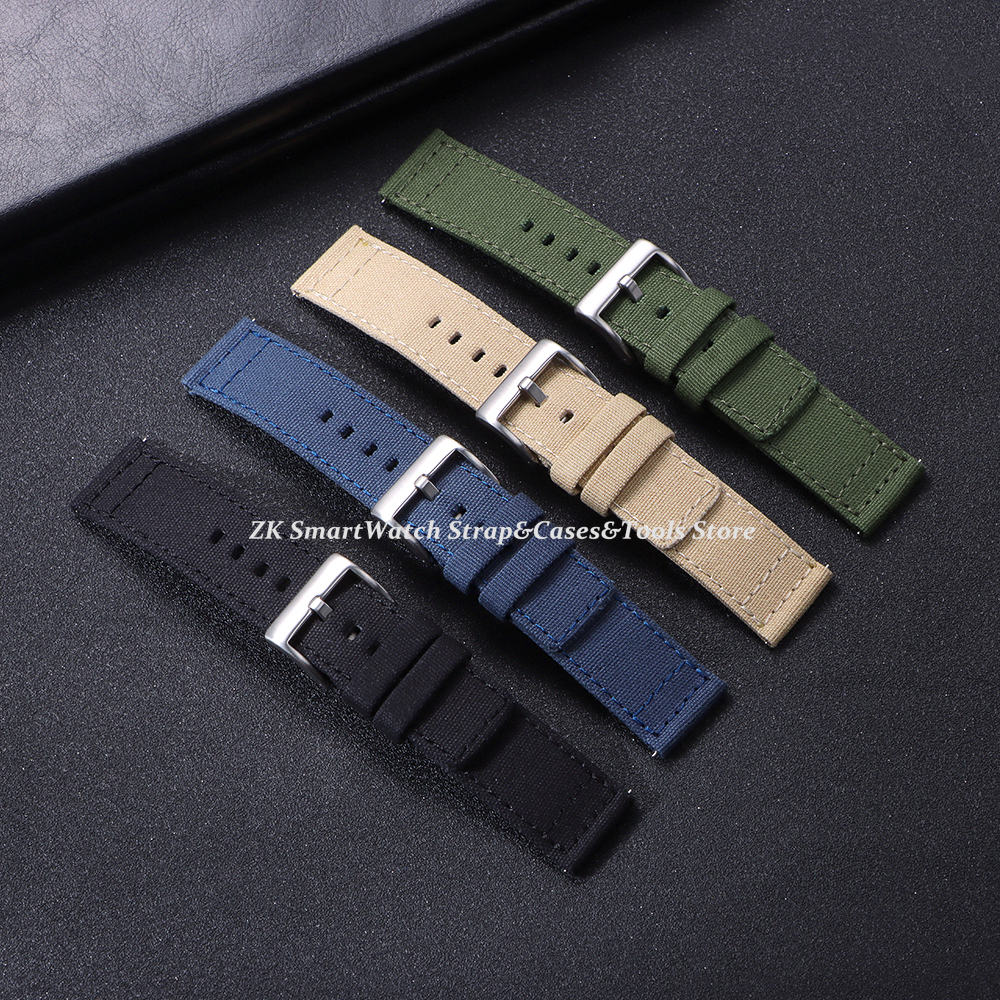 Nylon Watch Strap 20mm 22mm fo - Canvas Strap Watch recensie en prijs
