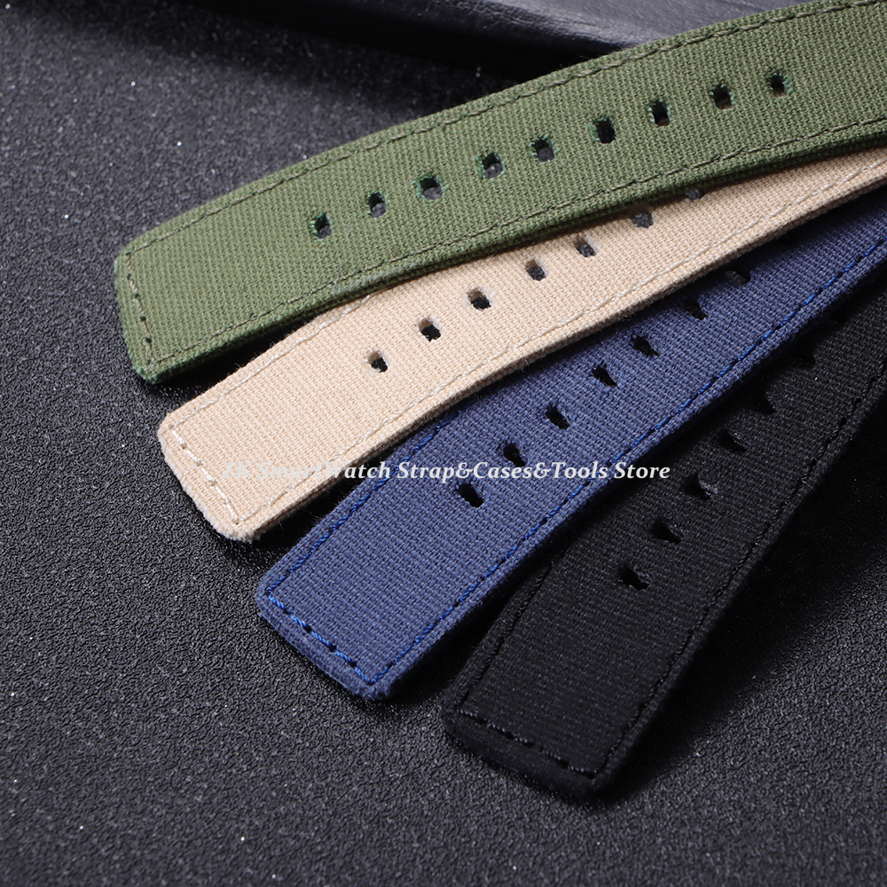 Nylon Watch Strap 20mm 22mm fo - Canvas Strap Watch recensie en prijs
