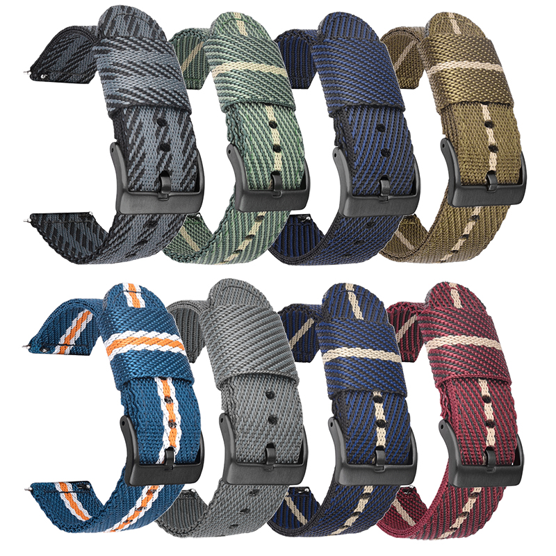 Woven Nylon Strap 18mm 20mm 22 - Nato Strap Nylon recensie en prijs