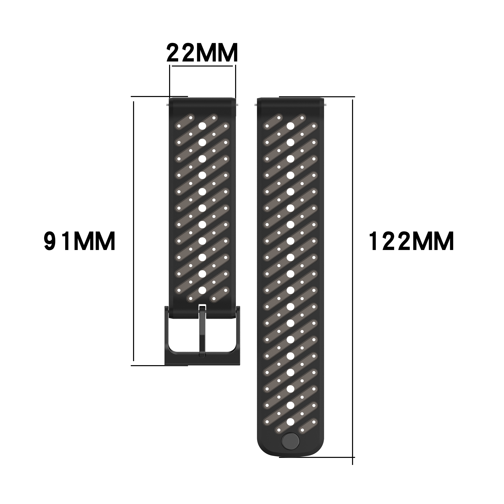 Silicone Sports Band For Suunt - Silicone Watch Band 22Mm recensie en prijs