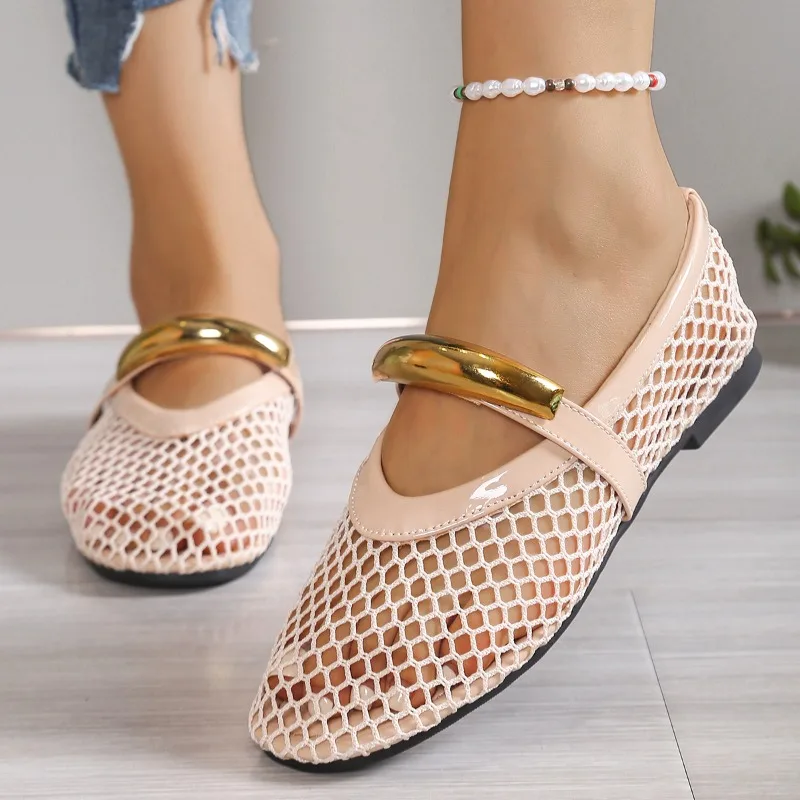 Women's Breathable Summer Roun - Mesh Strap Metal recensie en prijs