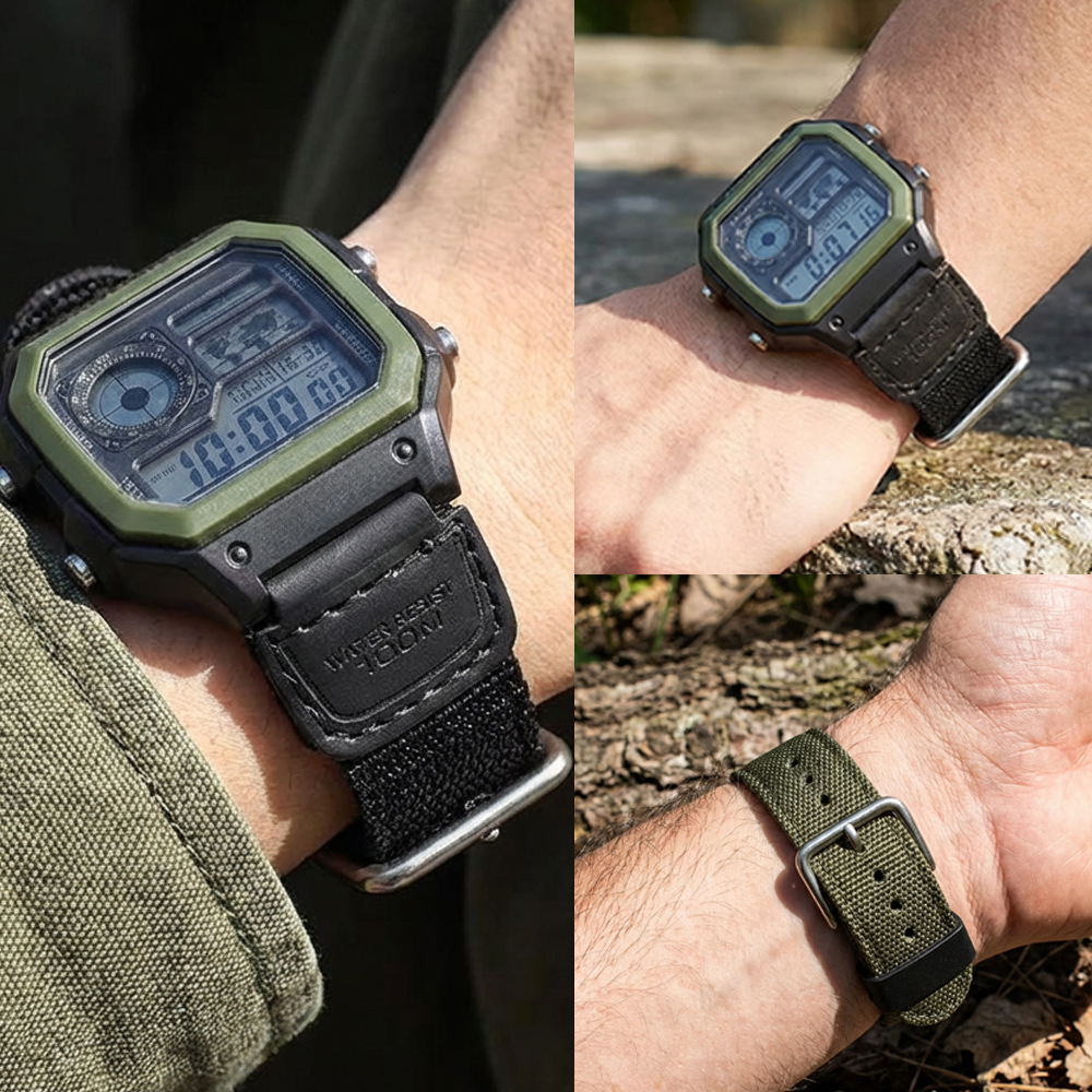 18mm Nylon Strap for Casio AE1 - Canvas Strap Watch recensie en prijs