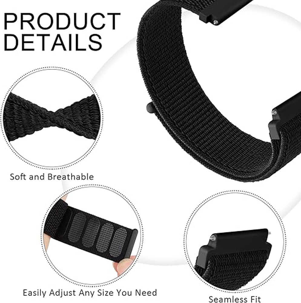 Nylon Breathable Loop Watchban - Sport Loop Velcro recensie en prijs