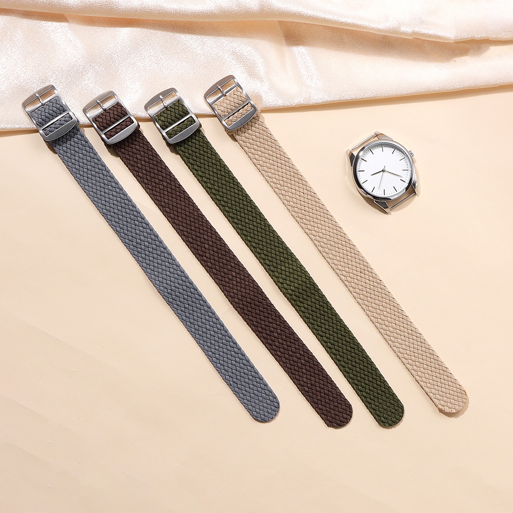 Nylon Woven Canvas Watch Band  - Perlon Strap Woven recensie en prijs