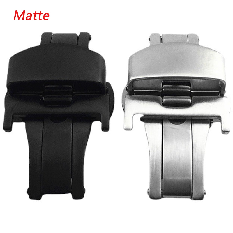 Matte Stainless Steel Butterfl - Butterfly Clasp Deployant recensie en prijs