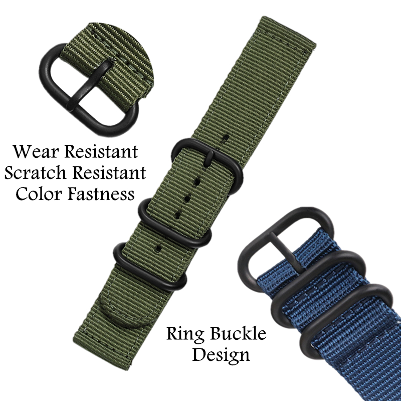 20mm 22 mm Canvas Sport Nylon  - Canvas Strap Watch recensie en prijs