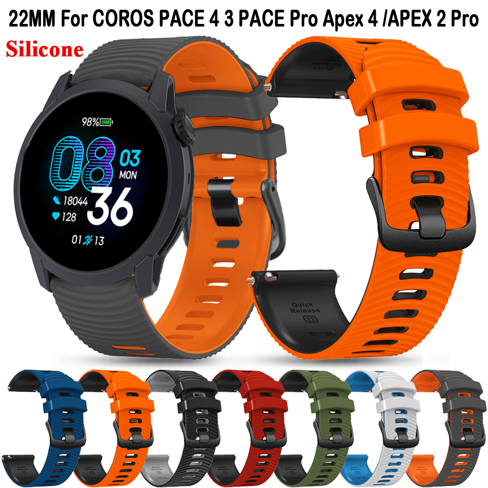 For COROS Apex 4 42mm/APEX 2 P - Silicone Watch Band 22Mm recensie en prijs
