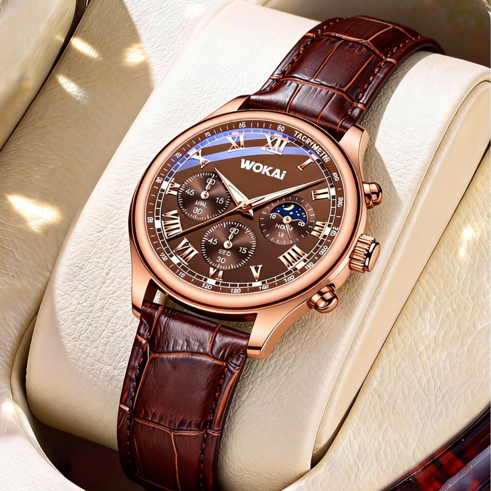 Luxury Men Business Watches Fa - Leather Watch Band Men recensie en prijs