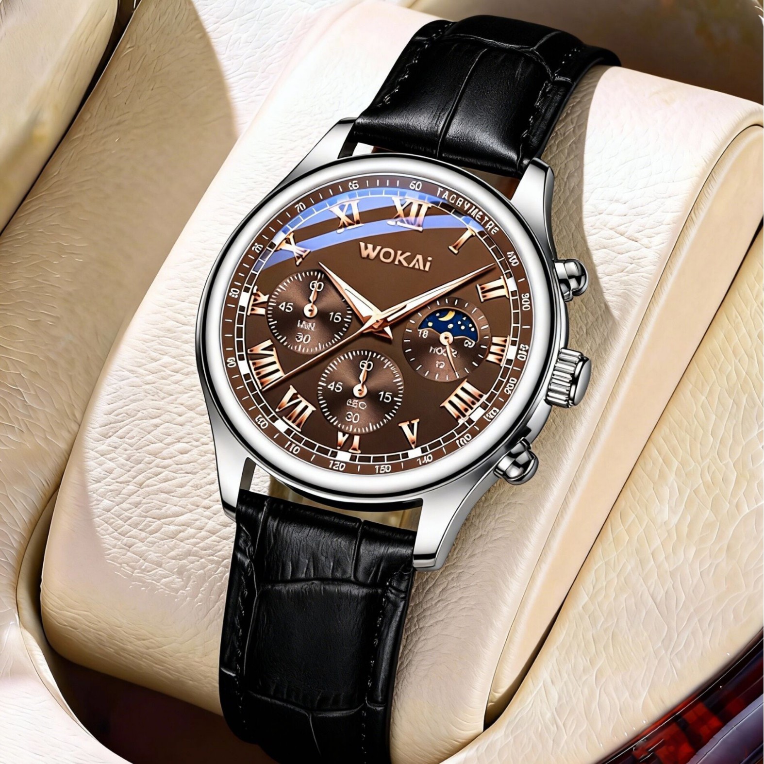 Luxury Men Business Watches Fa - Leather Watch Band Men recensie en prijs