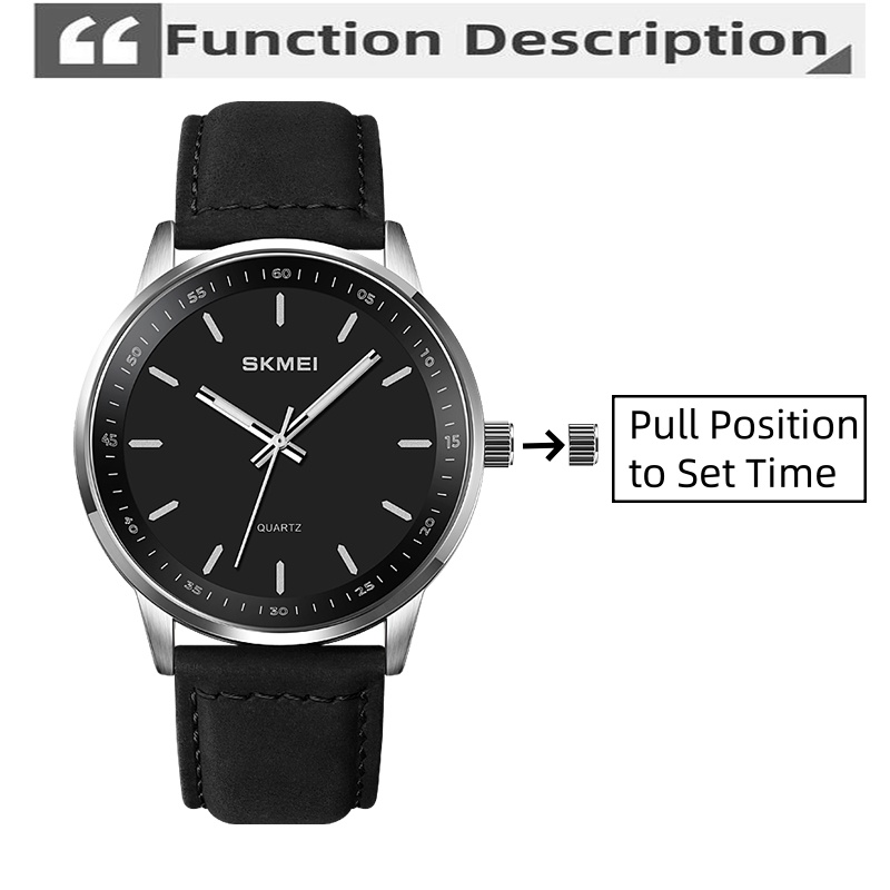Skmei Original Brand Quartz Wa - Leather Watch Band Men recensie en prijs