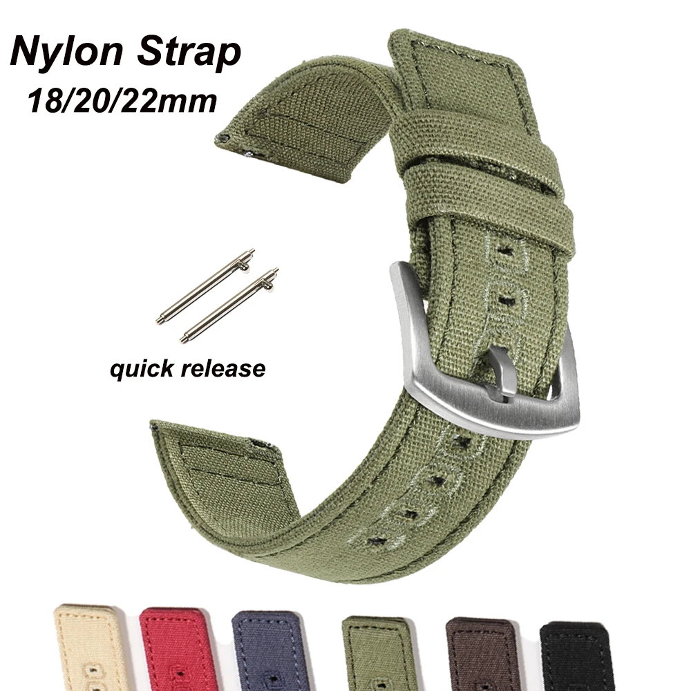 18mm 20mm Nylon Woven Canvas W - Perlon Strap Woven recensie en prijs