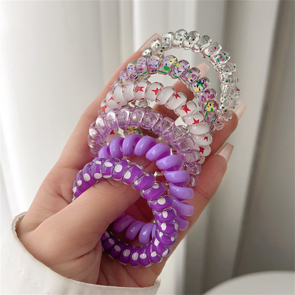 6pcs Sweet Cute Colorful Spira - Silicone Band Women recensie en prijs