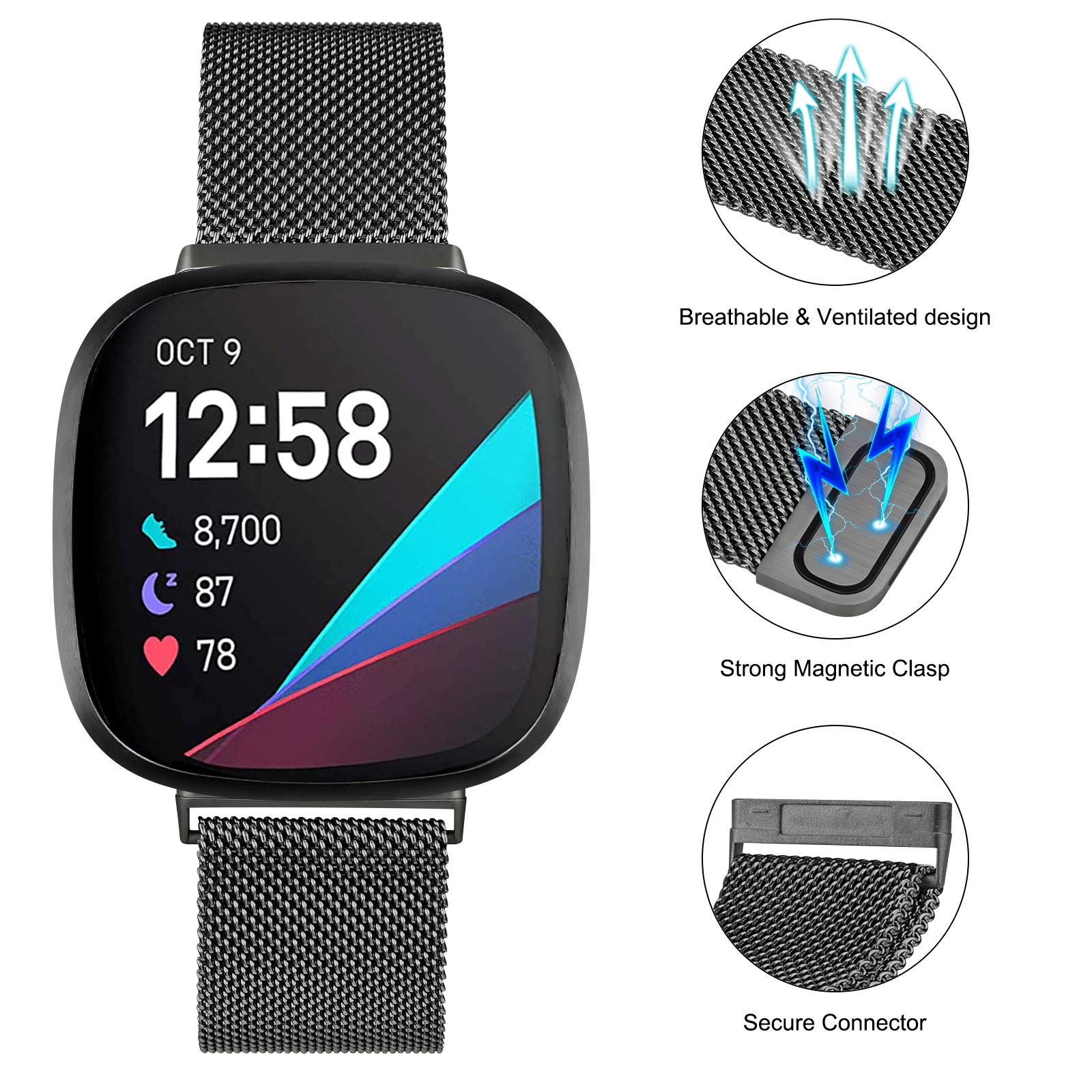 Milanese Loop strap for Fitbit - Milanese Loop Magnetic recensie en prijs
